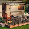 9x12' Waterproof Outdoor Rug, Reversible Plastic Patio Rugs with Storage Bag, Portable Carpet for Camping, Balcony Deck Backyard - 3 of 4