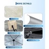 6/10/12 ft Outdoor All Weather Pop Up Tent, Instant Tent Shelter, Rainproof Camping Sun Shelter for Patio, Backyard, Deck - 3 of 4