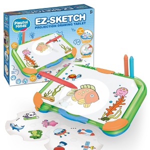 Playful Minds: EZ Sketch Projector Drawing Tablet - Trace & Color Light Up Art - 1 of 4
