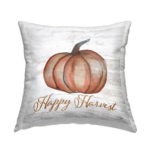 Stupell Industries Happy Harvest Rustic Pumpkin - 1 of 3