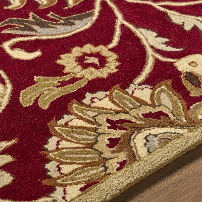 Hauteloom Conesus Red 1061 Hand Tufted Wool Rug