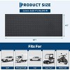 4 x 6 FT Garage Floor Mat, 2.8mm Thickened PVC Rubber Trailer Mat, Non-Slip Floor Protector Mat for Garage, Warehouse, Gyms, Trailer, SUV - 2 of 4