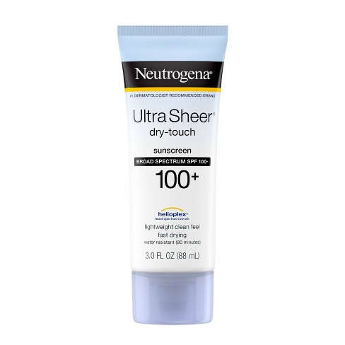 Neutrogena Ultra Sheer Dry Touch Water Resistant Sunscreen - SPF ...