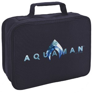 Aquaman Movie Logo Insulated Soft Sided Lunch Box - 1 of 4