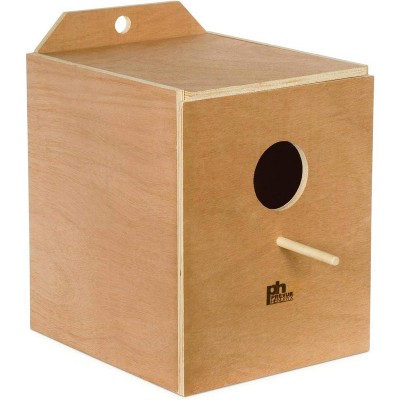 Prevue Pet Products BPV1104 Wood Inside Mount Nest Box for Cockatiel