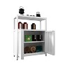 NicBex Bamboo Bathroom Storage Cabinet,Freestanding Cabinet with Shelves,Multi-Functional Storage Cabinet for Bathroom,Living Room & Kitchen - 2 of 4