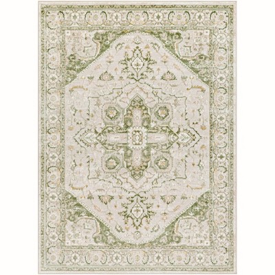 Hauteloom Gauri Gray Medallion Area Rug