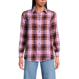 Lands' End Women's Flannel Shirt - 1 of 4