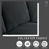 XIZZI 3 Seater Sofa Couch with Deep Seats, Modern Upholstered Sofa with Armrests, Comfy Couches for Living Room, Bedroom and Office - 3 of 4