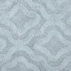 Knightsbridge Link Bath Rug Cotton Non Skid Back, Light Blue - 3 of 3