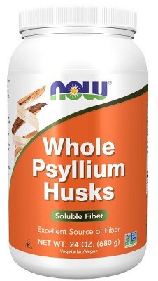 Psyllium Husks Whole by Now Foods  -  24 oz Bulk