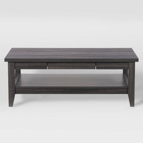 Dark gray deals coffee table set