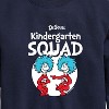 Boys' - Dr. Seuss - Kindergarten Squad Thing 1 and Thing 2 Graphic Long Sleeve Fleece Sweatshirt - 2 of 4