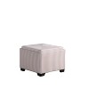 Ore International Tufted Storage Ottoman - 2 of 4