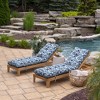 ARDEN Outdoor Plush Modern Tufted Chaise Cushion, 76 x 22, Water Repellent, Fade Resistant, Tufted Cushion for Chaise Lounger 76 x 22 - 3 of 4
