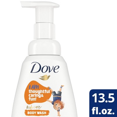 Dove Beauty Kids Care Hypoallergenic Foaming Body Wash Coconut Cookie - 13.5 fl oz