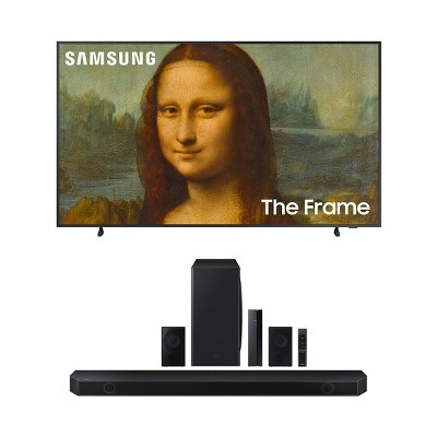 Samsung QN55LS03BA 55" The Frame QLED 4K Smart TV (2022) with HW-Q910B 9.1.2ch Soundbar with Dolby Atmos & DTS:X (2022)