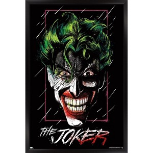 Trends International DC Comics - The Joker - Up Close Framed Wall Poster Prints - 1 of 4