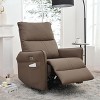 NicBex Recliner Chair Modern Rocking Chair with Side Pocket Swivel Accent Chair Glider Chair Comfy Chair for Living Room, Bedroom - 2 of 4