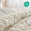 2-3 Pcs Tufted Boho Comforter Set Bed Set GentleSoft Farmhouse Shabby Chic Embroidery Bedding - 4 of 4