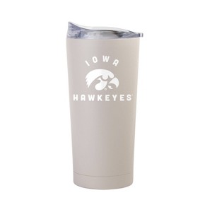 NCAA Iowa Hawkeyes Sand Powder Coat Tumbler - 20oz - 1 of 2