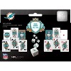 MasterPieces Officially Licensed NFL Miami Dolphins 2-Pack Playing cards & Dice set for Adults - 4 of 4