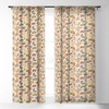 Sewzinski Magic Moths Single Panel Sheer Window Curtain - Deny Designs - image 2 of 4