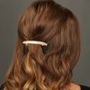 Unique Bargains Grace Polished Marquise Hair Barrettes 1 Pc - 2 of 4