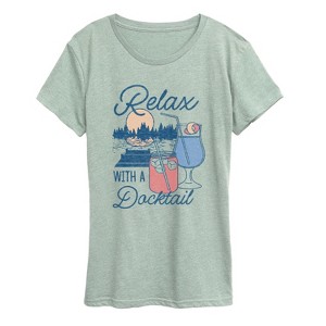 Women's - Instant Message - Docktails Short Sleeve Graphic T-Shirt - 1 of 4
