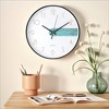 Unique Bargains Modern Plastic Silent Non-Ticking Battery Powered Round Wall Clock - 2 of 4