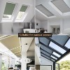 Cordless Skylight Shades 100% Blackout (Aqua Green, 12-51 Wide and 12-74 High) - 2 of 3