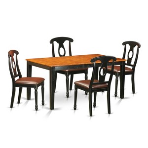 Dining Room Table Set for 8 - Solid Wood Chairs & Table - Rococo Style Furniture - 1 of 4