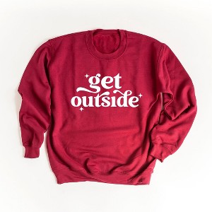 Simply Sage Market Women's Graphic Sweatshirt Get Outside Stars - 1 of 3