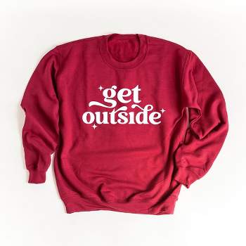 Simply Sage Market Women's Graphic Sweatshirt Get Outside Stars