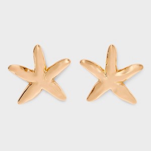 Starfish Post Earrings - A New Day™ Gold - 1 of 2
