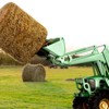 VEVOR 49" Hay Spear, 3000lbs Loading Capacity, Skid Steer Loader Tractor Bucket Attachment with 2pcs 17.5" Stabilizer Spears and 60" Chain, Black - 2 of 4