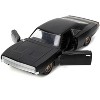 1968 Dodge Charger Widebody Matt Black w/Bronze Tail Stripe "F9" (2021) "Fast & Furious" Series 1/32 Diecast Model Car by Jada - 2 of 4