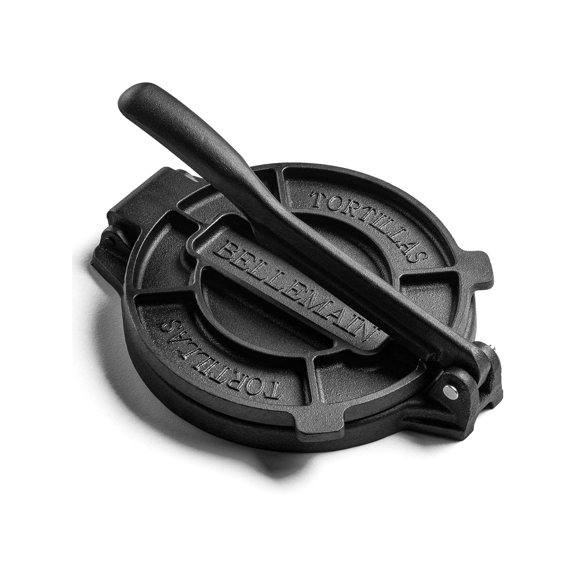 Bellemain 8-Inch Cast Iron Tortilla Press – Pre-Seasoned for Homemade Corn Tortillas & More