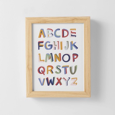 Alphabet Printed Wall Art - Pillowfort™