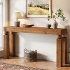 Lantine 59-Inch Solid Wood Console Table for Entryway, Narrow Farmhouse Sofa Table Behind Couch for Entrance, Foyer, Living Room - 2 of 4