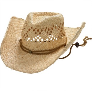 KingSize Men's Straw Fedora - 1 of 3