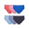 Fruit Of the Loom Women's Heather Low Rise Brief Panty, 6 Pack - 3 of 3