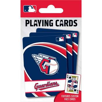 MasterPieces Officially Licensed MLB Cleveland Guardians Playing Cards - 54 Card Deck for Adults