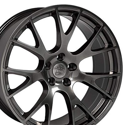 OE Wheels LLC DG69-22100-5550-25HB Hyper Black Wheel Painted (22 x 10. inches /5 x 139 mm, 25 mm Offset)