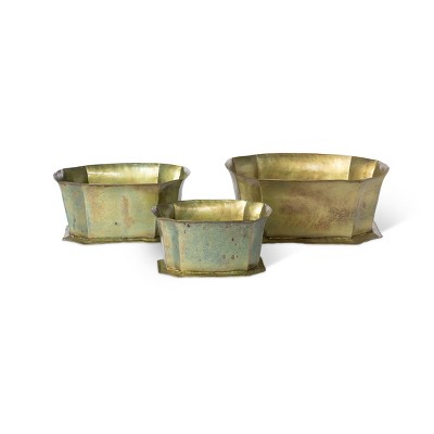 Park Hill Collection Patina Planters