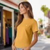 Dalix Lil Heart Face Embroidered Lightweight Relaxed Jersey Tee Summer Cute Short Sleeve T Shirt Womens - 4 of 4