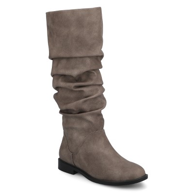 Journee Women's Pennie Knee High Casual Slouchy Boots