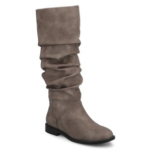 Journee Women's Pennie Knee High Casual Slouchy Boots - 1 of 4