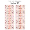 Big Dot of Happiness Run Wild Horses - Pony Birthday Party Water Bottle Sticker Labels - Set of 20 - 3 of 4