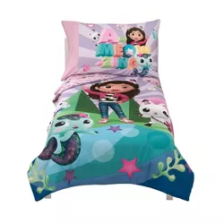 4pc Gabby's Dollhouse 'A-Meow-Zing' Toddler Bed Set